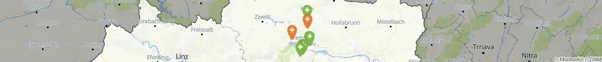 Map view for Pharmacies emergency services nearby Jaidhof (Krems (Land), Niederösterreich)